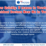 Recover Quickly 5 reason to Trusted Car Accident Doctors Near Me in Texas